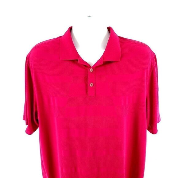 Nike Golf Tour Performance Dri-Fit Magenta Pink XL Collared Polo Shirt - Picture 1 of 10
